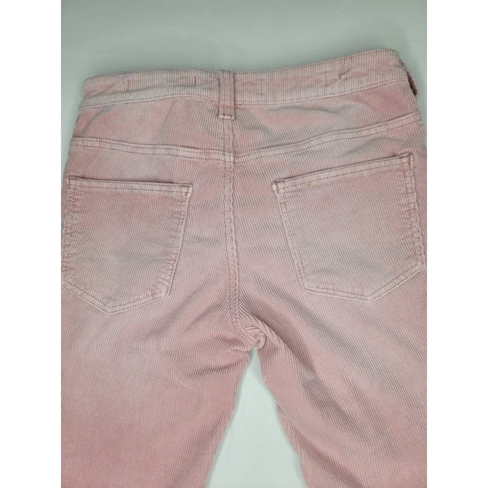 Pilcro and the Letterpress by Anthropologie Pink High Rise Bootcut Corduroy Pant